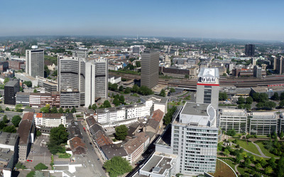 Essen stadt häuser fassaden