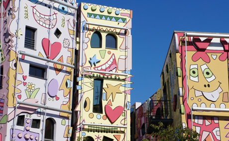 Bunte Fassade in Braunschweig James Rizzi House